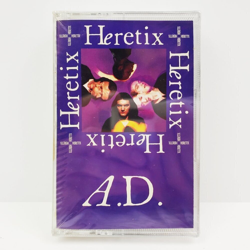 Heretix Cassette A.D. Cassette Tape Vintage 1989 Rock Band Punch Out Sealed